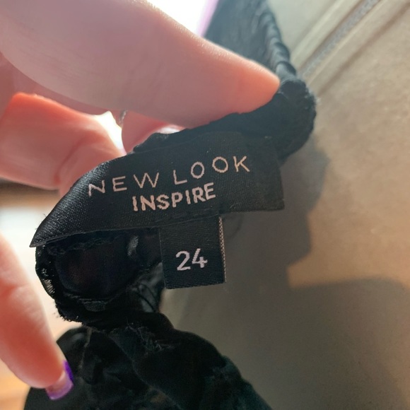 Black off the shoulder tunic - Picture 4 of 4